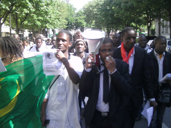 Manifestation à Paris pour exiger la libération de Biram Ould Abeid Ould Dah