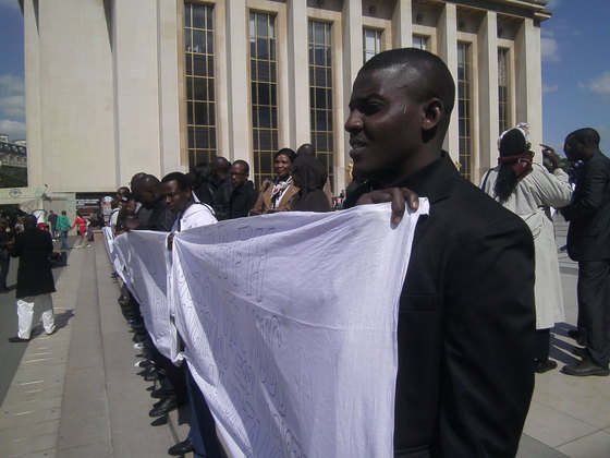 Manifestation à Paris pour exiger la libération de Biram Ould Abeid Ould Dah