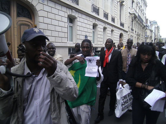 Manifestation à Paris pour exiger la libération de Biram Ould Abeid Ould Dah