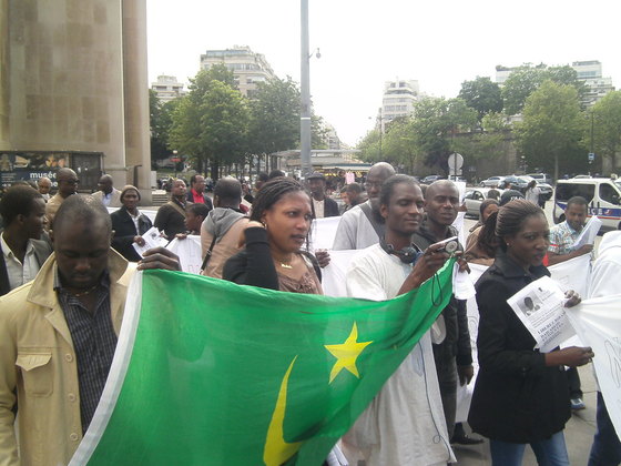 Manifestation à Paris pour exiger la libération de Biram Ould Abeid Ould Dah