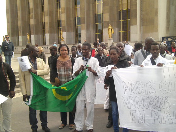 Manifestation à Paris pour exiger la libération de Biram Ould Abeid Ould Dah