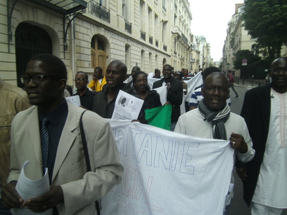 Manifestation à Paris pour exiger la libération de Biram Ould Abeid Ould Dah