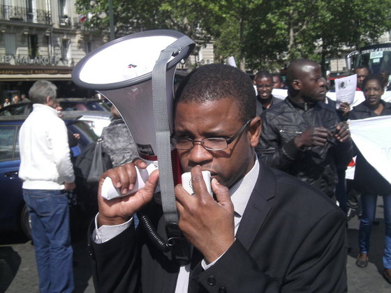 Manifestation à Paris pour exiger la libération de Biram Ould Abeid Ould Dah