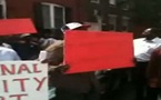 Manifestation des mauritaniens USA lundi 15 aout 2011.