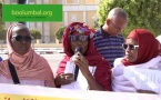 Manifestation des Veuves devant l'Assemblée Nationale à Nouakchott