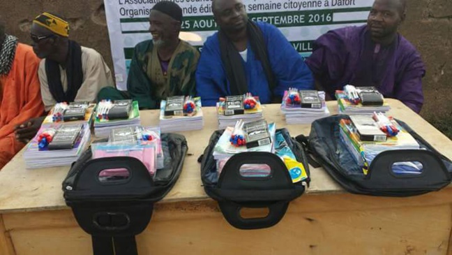 Photo-Reportage : la deuxième édition (2016) de la semaine citoyenne de l'AJDD à Dafort.