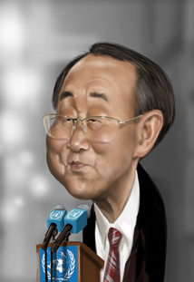Vulgaire Ban Ki-Moon…