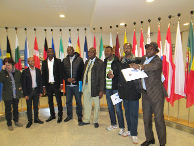 Les militants d’IRA Mauritanie et ses partenaires au rendez-vous pour une formation à Bruxelles financée par le Prix Tulipe des droits l’homme. Les militants d’IRA Mauritanie et ses partenaires au rendez-vous pour une formation à Bruxelles financée par le Prix Tulipe des droits l’homme.