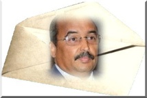 Lettre à Son excellence Monsieur le Président de la République Islamique de Mauritanie