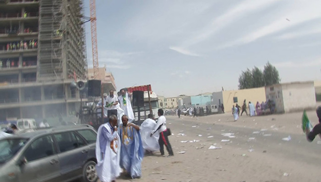 C’est ainsi que les mauritaniens ont dénoncé la répression de la manifestation de l’opposition mardi… C’est ainsi que les mauritaniens ont dénoncé la répression de la manifestation de l’opposition mardi…