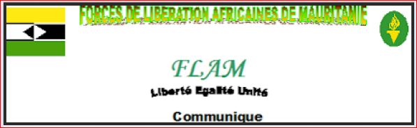 Les FLAM condamnent la répression de la manifestation de la jeunesse du dimanche 16 avril 2017 à Nouakchott Les FLAM condamnent la répression de la manifestation de la jeunesse du dimanche 16 avril 2017 à Nouakchott