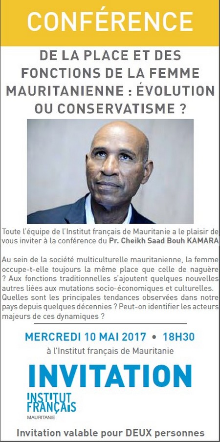 IfM. invitation conférence Kamara - Mercredi 10 mai à 18h30 IfM. invitation conférence Kamara - Mercredi 10 mai à 18h30