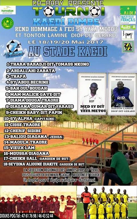 Festival Kaédi-Dimbé, du 19 au 20 Mai 2017 Festival Kaédi-Dimbé, du 19 au 20 Mai 2017