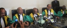 Le Conseil Constitutionnel rejette les recours de l'opposition et valide la victoire de Aziz au premier tour de la présidentielle Le Conseil Constitutionnel rejette les recours de l'opposition et valide la victoire de Aziz au premier tour de la présidentielle