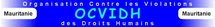 Déclaration de l'OCVIDH Déclaration de l'OCVIDH