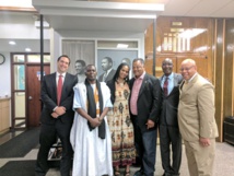 Biram Dah Abeid rend visite au révérend Jesse Jackson