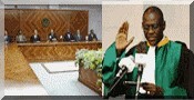 Le Président de la cour suprême prête serment Le Président de la cour suprême prête serment