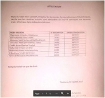 Scandale: les candidats admissibles des Classes Préparatoires de l'Ecole Supérieure Polytechnique sacrifiés Scandale: les candidats admissibles des Classes Préparatoires de l'Ecole Supérieure Polytechnique sacrifiés