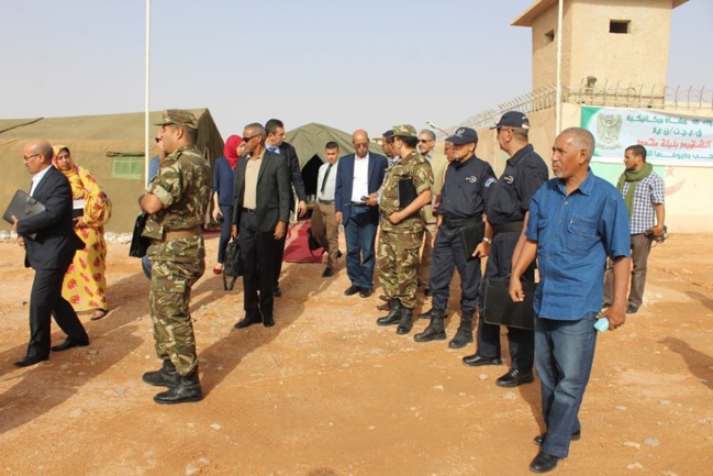 Pose de la premiere pierre du passage frontalier entre la Mauritanie et l’Algérie (Photos)