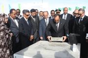 Le Président de la République pose la première pierre de la cité universitaire de Nouakchott