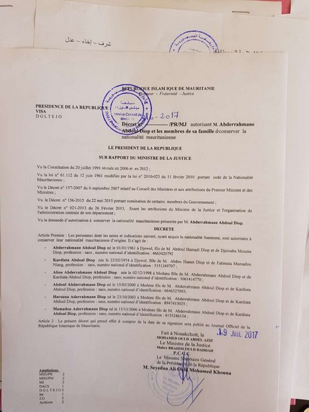 Acquisition de la double nationalité : Le président Balas édifie la diaspora Acquisition de la double nationalité : Le président Balas édifie la diaspora