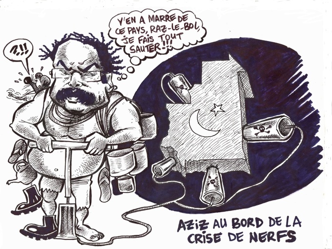 Aziz au bord de la crise nerfs Aziz au bord de la crise nerfs