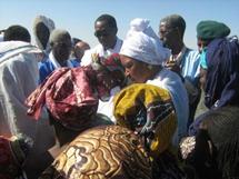 Une délégation de la commission africaine des Droits de l’Homme visite des sites de rapatriés