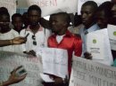 Les images de la manifestation des étudiants mauritaniens au Sénégal