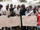 Les images de la manifestation des étudiants mauritaniens au Sénégal