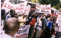 Sit-in des étudiants négro-mauritaniens à Nouakchott