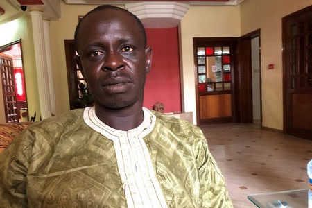 Djiby Sow, président de l'organisation non gouvernementale Kawtal. Nouakchott, octobre 2017. © Eric Goldstein/Human Rights Watch Djiby Sow, président de l'organisation non gouvernementale Kawtal. Nouakchott, octobre 2017. © Eric Goldstein/Human Rights Watch