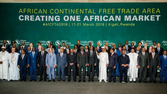 UA: 44 pays signent un accord pour une Zone de libre-échange continental