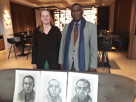 Le combat de Biram Dah Abeid inspire l’artiste peintre néerlandaise Ruth Bebschop