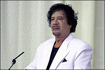 La proposition de Coupe du Monde de Kadhafi provoque le scepticisme