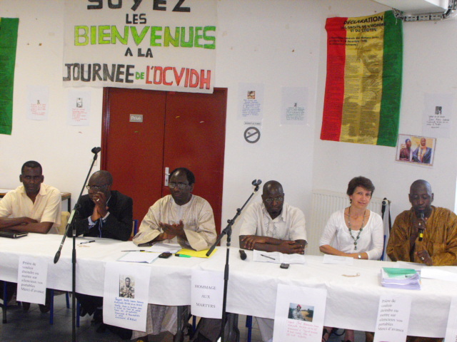 ALLOCUTION D'OUVERUTRE DE LA JOURNEE de l'OCVIDH du 26/06/2010 à MASSY par le Président DIAGANA Mamadou Youssouf