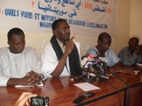 Biram Ould Dah Ould Abeid, président d’Initiative pour la Résurgence du Mouvement anti-esclavagiste