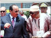 Le président de la république s'entretient en tête-à-tête avec son homologue malien