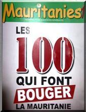 'Mauritanies 1' couronne Malouma, Monza, Garmi, Aziz Fashion et Ousmane Gangué parmi les 100 qui font bouger la Mauritanie".