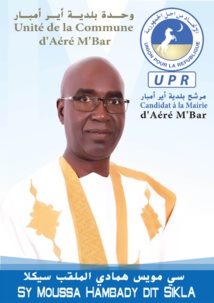 SY Moussa Hamady dit Sigla candidat à la mairie de la commune de Aére M'bar SY Moussa Hamady dit Sigla candidat à la mairie de la commune de Aére M'bar