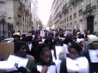 Manifestation le 28 novembre 2010  à paris (reportage photos)