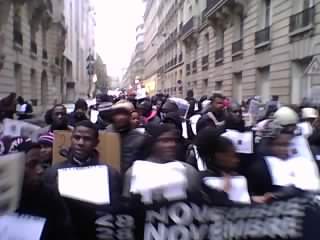 Manifestation le 28 novembre 2010  à paris (reportage photos)
