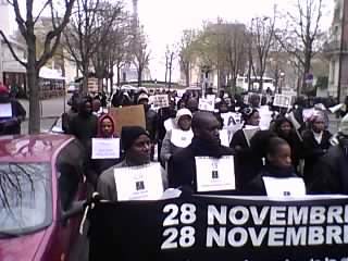 Manifestation le 28 novembre 2010  à paris (reportage photos)