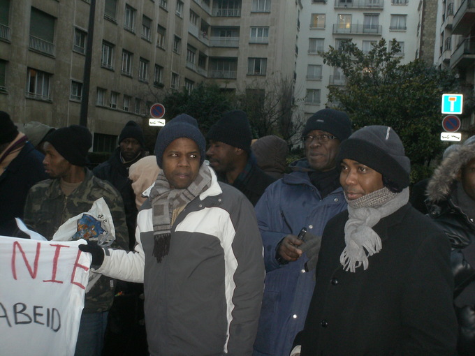 Marche de soutien de la diaspora mauritanienne à paris (vidéos et photos)