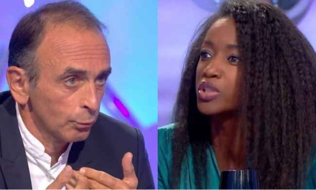 Critiquée par Eric Zemmour, Hapsatou Sy songe à porter plainte et à quitter Les Terriens du dimanche Critiquée par Eric Zemmour, Hapsatou Sy songe à porter plainte et à quitter Les Terriens du dimanche