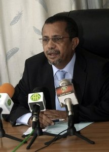 Yahya Ould Waghef reçu en audience au palais présidentiel .