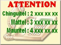 La numérotation téléphonique passe de 7 à 8 chiffres en Mauritanie à partir du 1er janver 2011 La numérotation téléphonique passe de 7 à 8 chiffres en Mauritanie à partir du 1er janver 2011