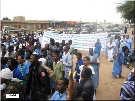 Un responsable syndical fait une critique sévère de la situation sociale en Mauritanie .rapportage photos