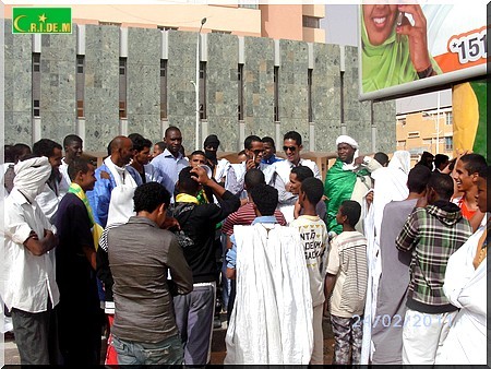 Mauritanie des centaines de jeunes manifestent à Nouakchott - [Reportage Photos]