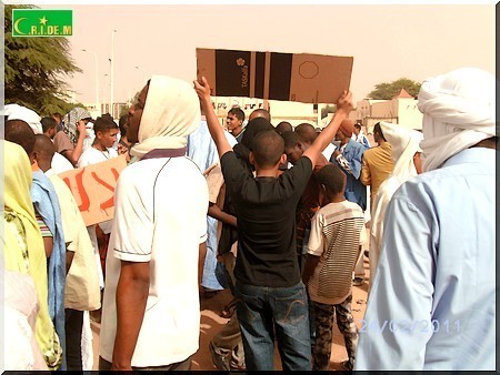 Mauritanie des centaines de jeunes manifestent à Nouakchott - [Reportage Photos]