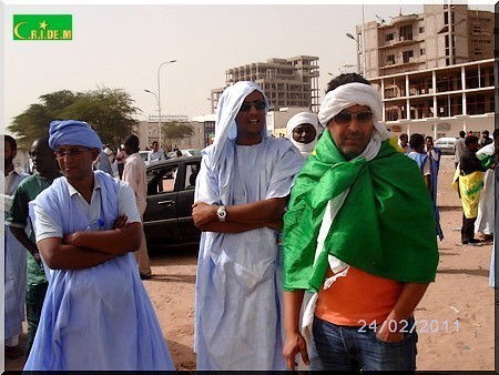 Mauritanie des centaines de jeunes manifestent à Nouakchott - [Reportage Photos]